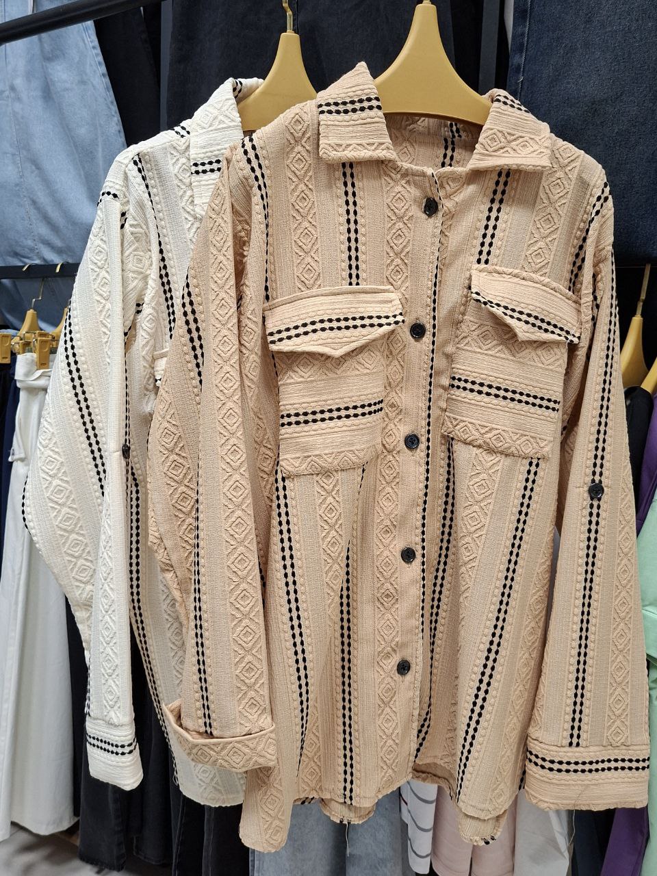 IMG_20251022_193517_744 شومیز خط دار کد #40 - Image 1