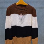 بافت سه رنگ یقه ریش کد#37