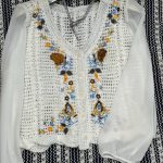 شومیز قلاب بافی کد #28